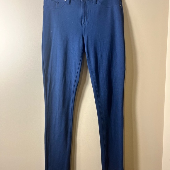 Calvin Klein Jeans Stylish Classy Navy Stretch Skinny Pants 6 Preppy Minimalist - Picture 10 of 10